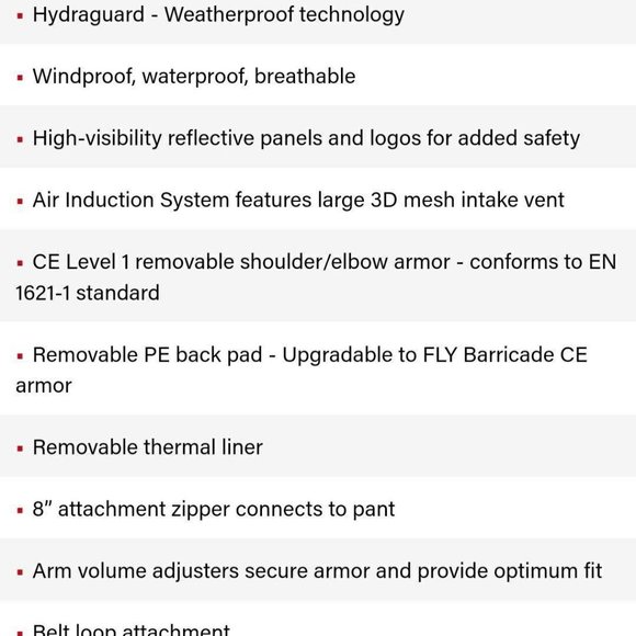 FLY Technical Riding Gear Women's Butane Jacket in BLACK sz MEDIUM - EUC - Picture 4 of 15